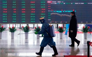 Revuelo en la bolsa de Shanghai por estrés en mercado de créditos