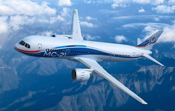 Avi&oacute;n comercial ruso MC-21 provoca el inter&eacute;s de las compa&ntilde;&iacute;as extranjeras