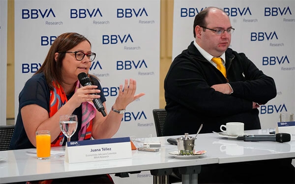 BBVA mantiene proyecci&oacute;n de crecimiento de la econom&iacute;a colombiana