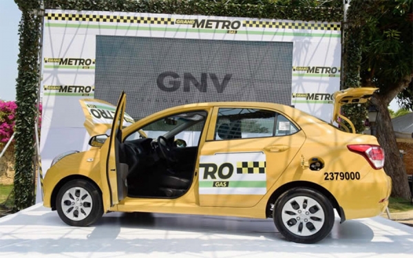 Venderán taxis con motor 100% a gas en Colombia