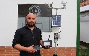 Estudiante de Uniagraria integra proyecto de estación meteorológica