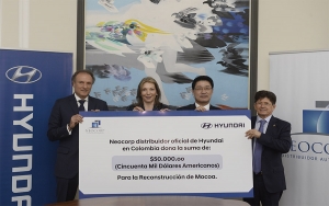 Hyundai y Neocorp donan USD $150.000 para la reconstrucción de Mocoa