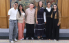 Cinco j&oacute;venes colombianos pobres son recibidos por la Reina de Espa&ntilde;a