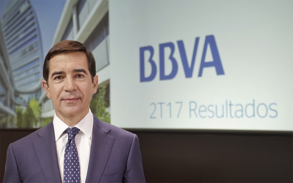 Resultados: BBVA gana €2.306 millones en el primer semestre (+25,9%)